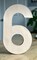 Paper Mache Letters Numbers 4-16 Inch A to Z Paper Mache Numbers DIY Letters Cardboard Letter Birthday Party Sorority Bridal Shower Wed product 4